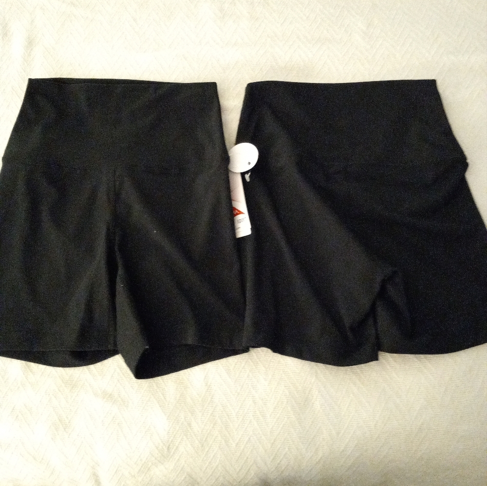 NWT (2)Pair Sz.S Women's Yogalicious Shorts - Picture 7 of 7